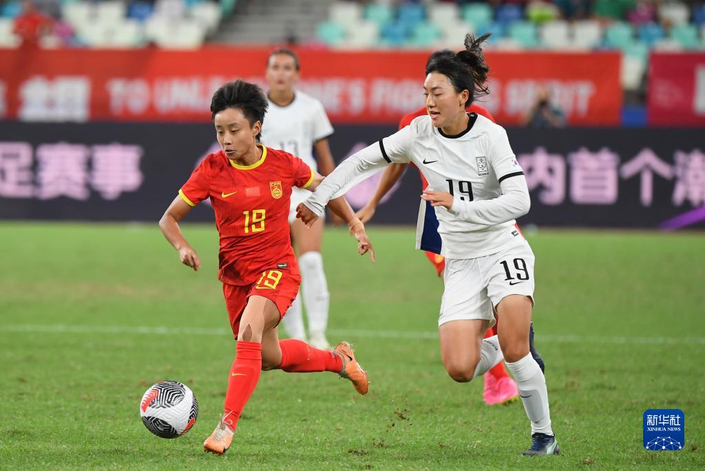 巴黎奥运会女足亚洲区预选赛：中国队战平韩国队