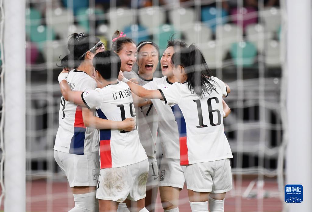 巴黎奥运会女足亚洲区预选赛：中国队战平韩国队