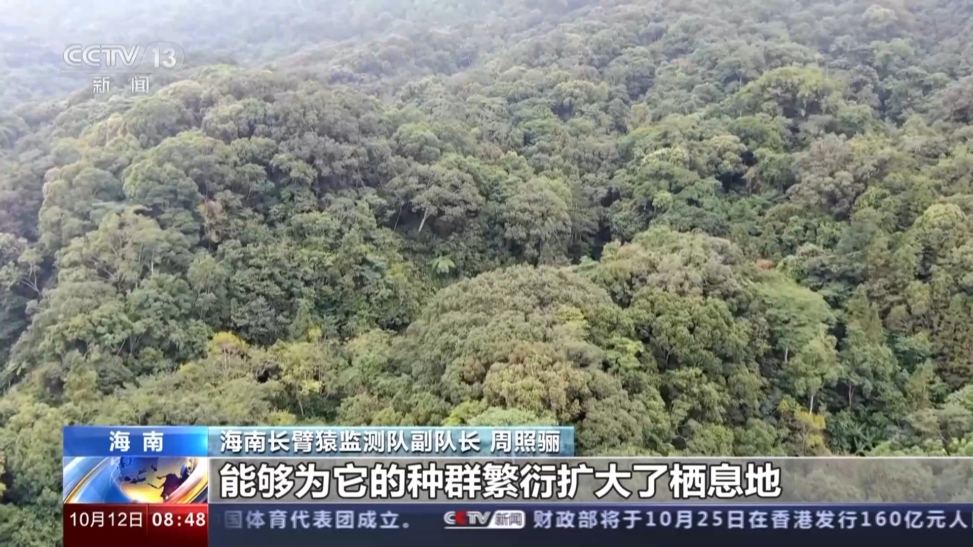 海南热带雨林国家公园：长臂猿种群数量稳步增长 中华穿山甲罕见亮相