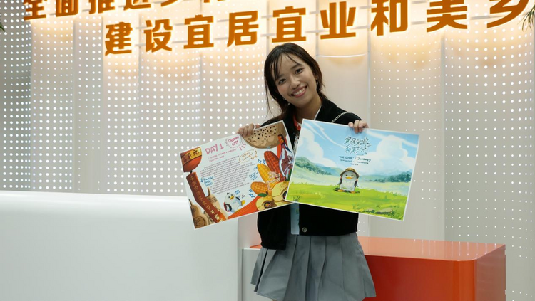 【原创】泰国网红手绘漫画为山东乡村添“彩”_fororder_图片1