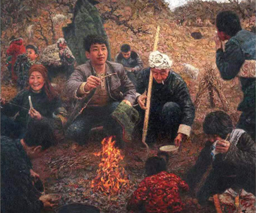 【专题-滚动】“无我”初心导航程——王建顺红色主题油画作品党建教育活动开展