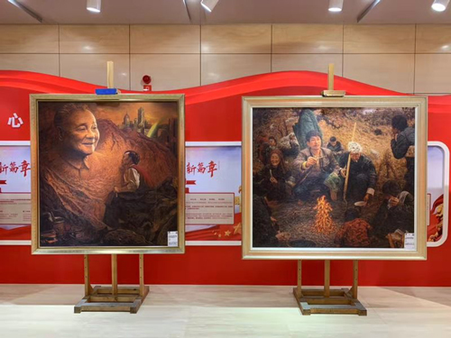 【专题-滚动】“无我”初心导航程——王建顺红色主题油画作品党建教育活动开展