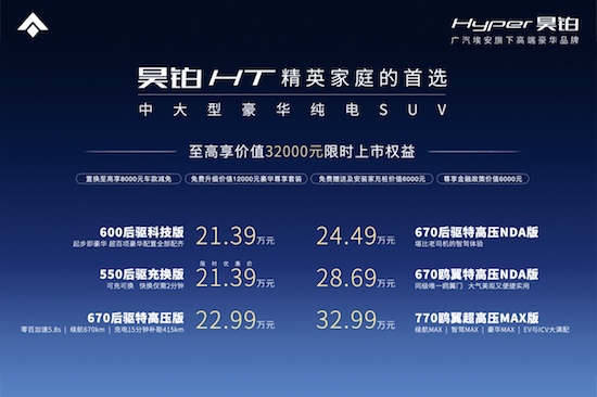 21.39万-32.99万 精英家庭首选 昊铂HT高光上市_fororder_image001
