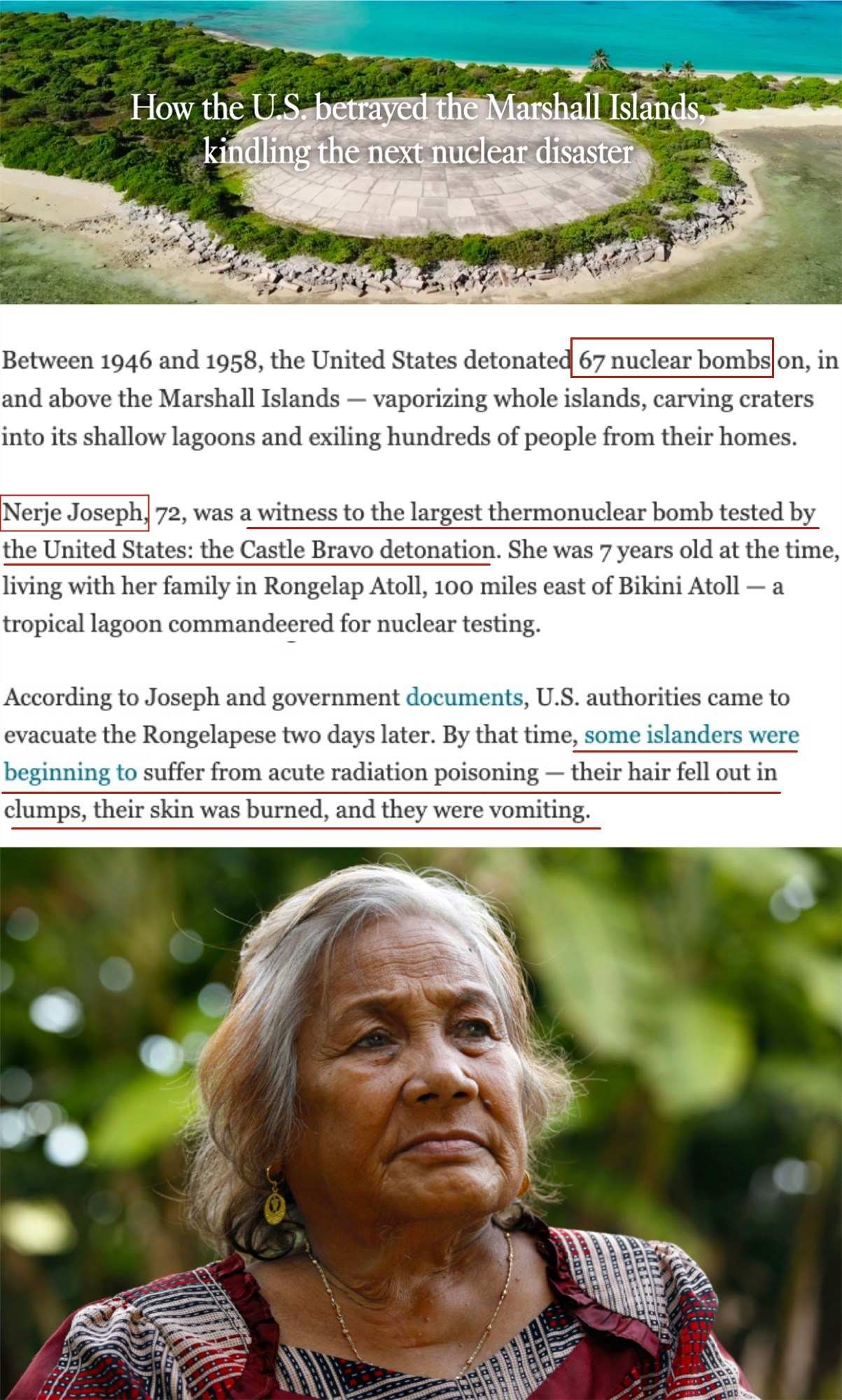 77年了！美国何时给这里的人民一个交代