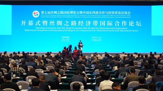 第七届丝绸之路国际博览会暨中国东西部合作与投资贸易洽谈会开幕