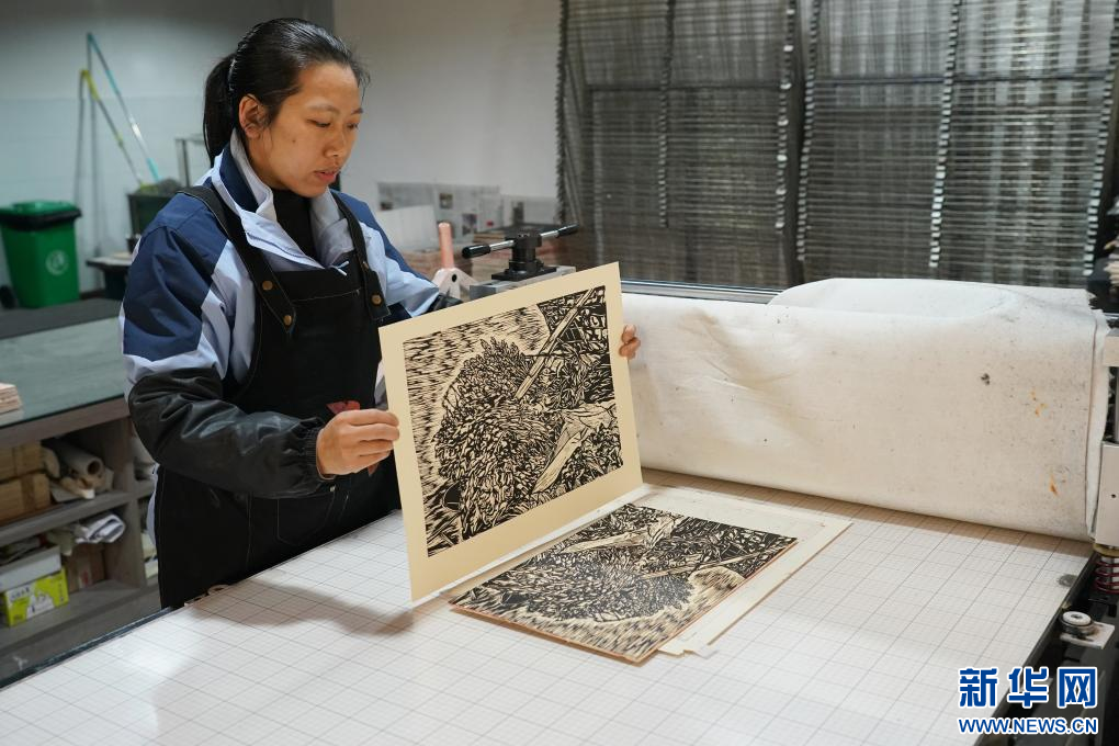旬阳木刻版画 在传承发展中镌刻美好生活