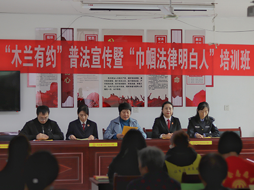保定博野：普法宣传进乡村 巾帼送法润民心_fororder_5