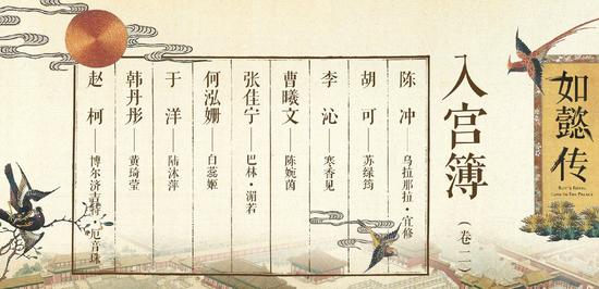 史上最强大后宫！"如懿传"陈冲入宫 霍建华拥9妃