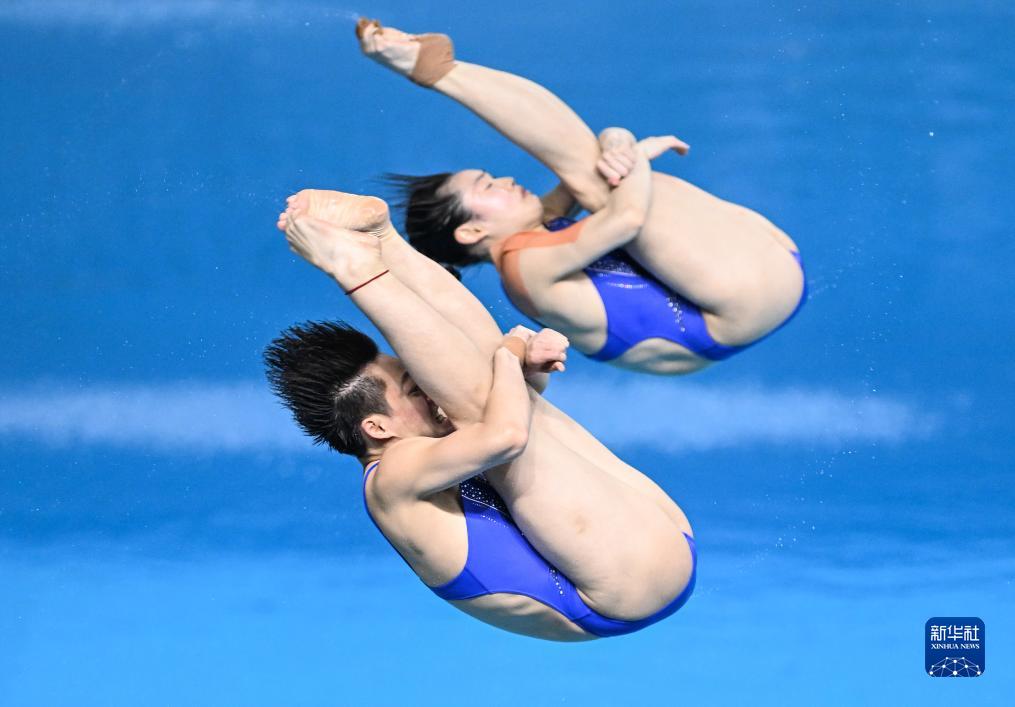 跳水——全国锦标赛：陈艺文/昌雅妮女子双人10米台夺冠