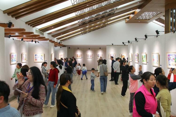 池州2023国际青少年绘画邀请展正式开展_fororder_823
