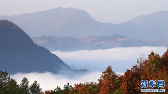 秦岭山城石泉冬日云海现奇观 邀您赴人间惊鸿宴