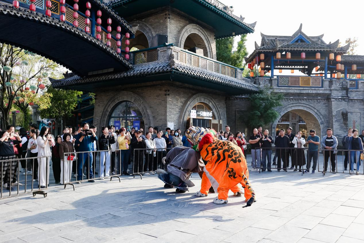 Les épouses des ambassadeurs étrangers visitent la Rue au bord de l'eau de Zhouzhi (Rue Zhouzhishuijie) pour découvrir la fusion de l'histoire et de la modernité_fororder_图片16
