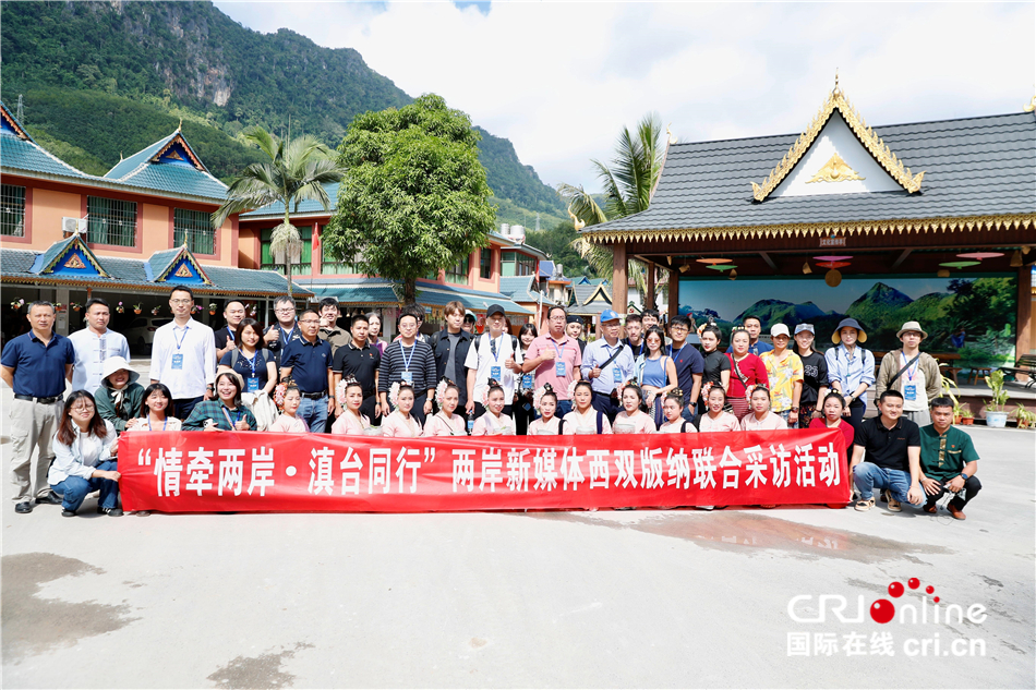 两岸媒体人走进傣族村寨 为乡村振兴点赞_fororder_ae9a1be3119648de8aa4e8d2d8945c60