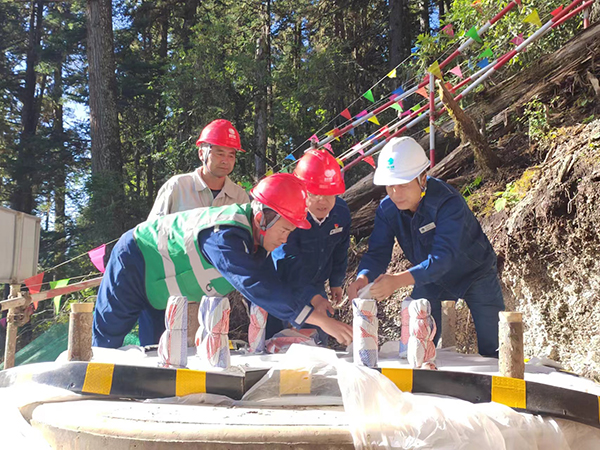 （首个 附链接）金上至湖北特高压工程首个线路标段完成基础施工_fororder_金上-湖北特高压工程首个线路标段基础施工现场3（供图-谌桥）