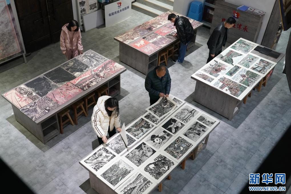 旬阳木刻版画 在传承发展中镌刻美好生活