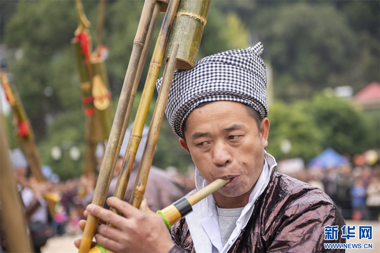 贵州从江：侗族同胞欢度芦笙节