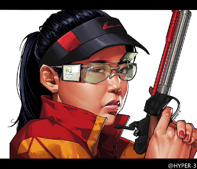 奥运结束热度未减 插画师为奥运健儿作画
