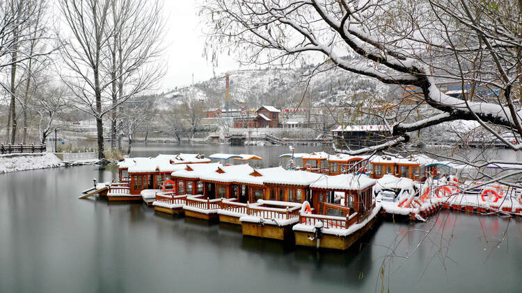 河北唐县：古镇悠然，落雪成诗_fororder_尧母湖畔，万物皆静 (2).JPG