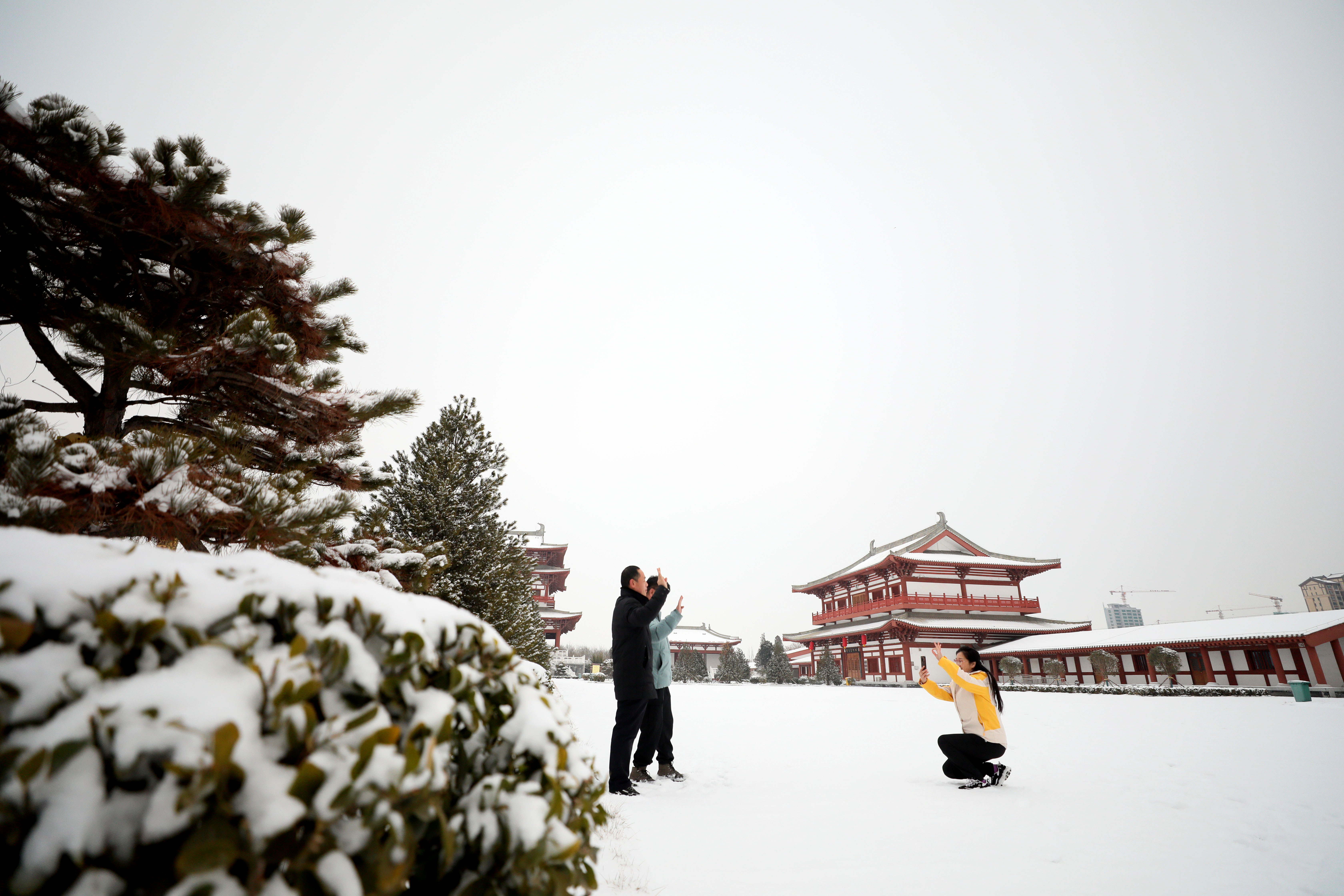 河北隆尧：小城雪韵如画_fororder_2.JPG