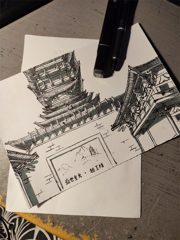 老外在四川｜法国小伙与四川“再续前缘” 用画笔讲述在川精彩故事_fororder_未标题-2