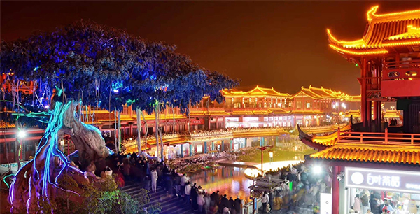 元旦假期眉山东坡文旅市场迎来新年“开门红”_fororder_水街-摄影-周勇