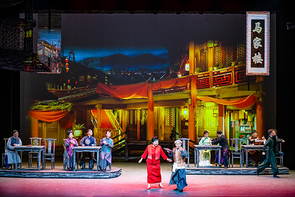 曲艺剧《桃李春风一壶酒》在自贡首演_fororder_5演出现场（摄影-廖志全）