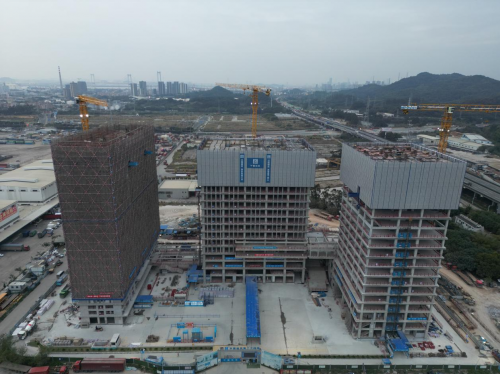 党建引领聚合力 南方电网数字电网项目首栋楼封顶_fororder_01