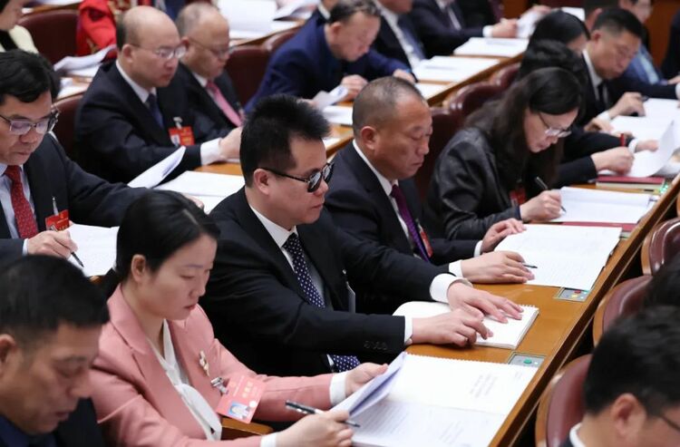 这位人大代表用指尖“读”政府工作报告，他的心愿太戳了