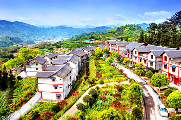 宜宾筠连县荣获2023年度四川省乡村振兴成效显著县_fororder_春风村-供图-筠连县融媒体中心
