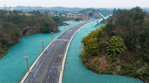 自贡仙市旅游快速通道春节期间将临时通车_fororder_2仙市旅游快速通道（摄影-廖志全）