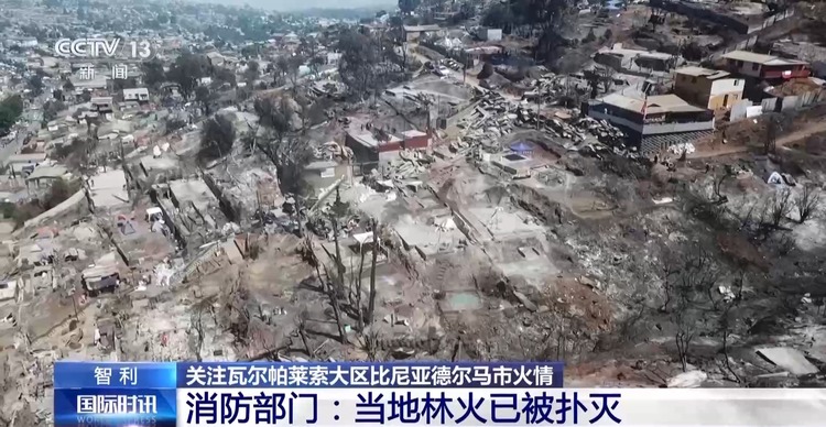 智利林火已被扑灭 当地旅游业受严重影响