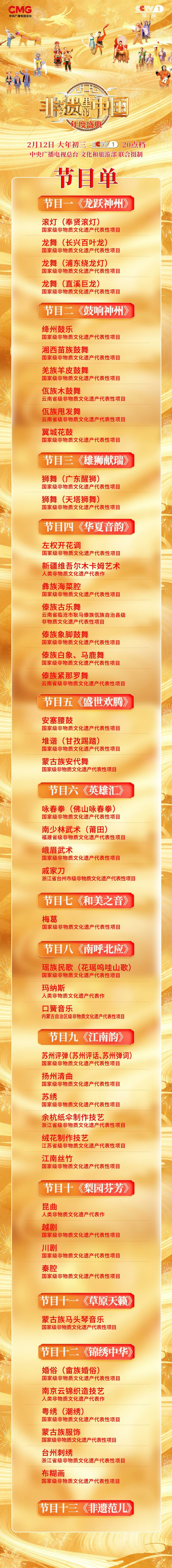 非遗年味正浓！《非遗里的中国》新春年度盛典今晚开播