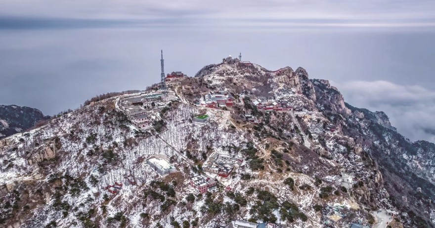 天下泰山丨雪后泰山 壮丽画卷