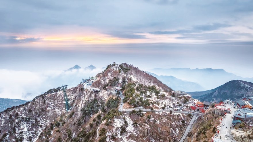 天下泰山丨雪后泰山 壮丽画卷