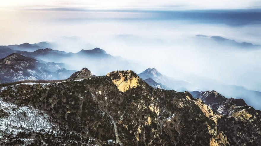 天下泰山丨雪后泰山 壮丽画卷
