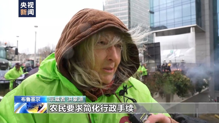 不满农业政策 欧盟多国农民再次举行大规模示威活动