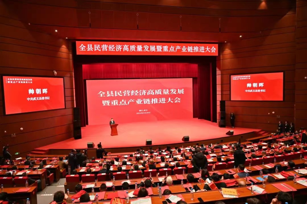 浙江武义举行民营经济高质量发展暨重点产业链推进大会 寿仙谷公司受邀参会并发言_fororder_微信图片_20240302111158