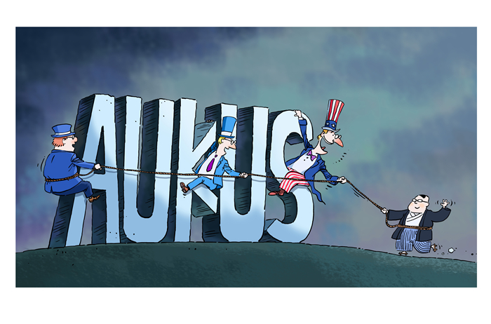漫评“AUKUS”拉拢日本入伙：“再来一个”