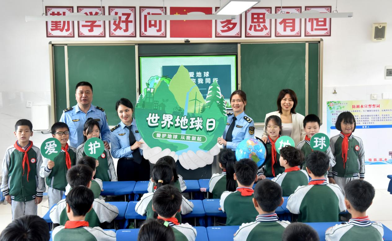 江西乐平：“世界地球日”宣讲进校园_fororder_11
