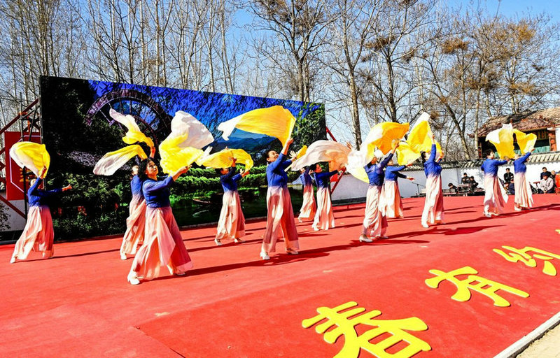 【春日里的河南】濮阳南乐：万亩杏花笑春风 鲜花经济助振兴_fororder_2