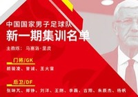 国足公布25人集训名单 郑智、武磊在列