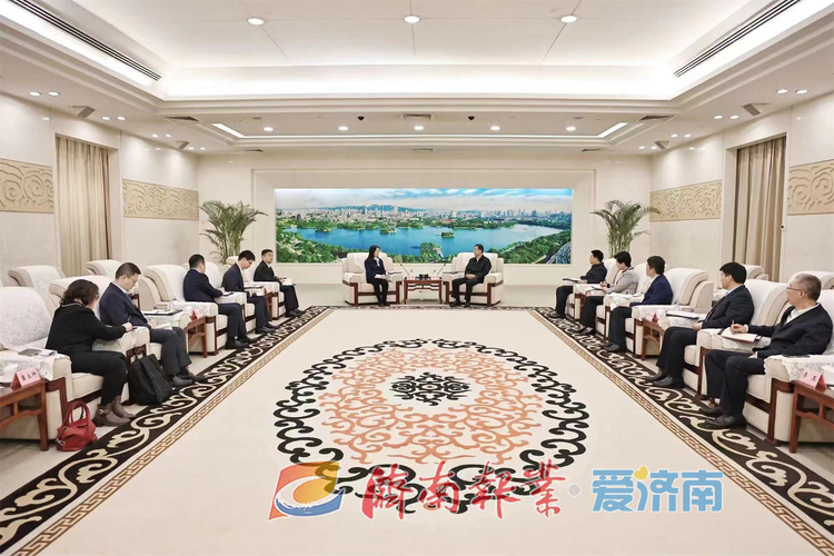 刘强会见法国阿尔斯通集团客人