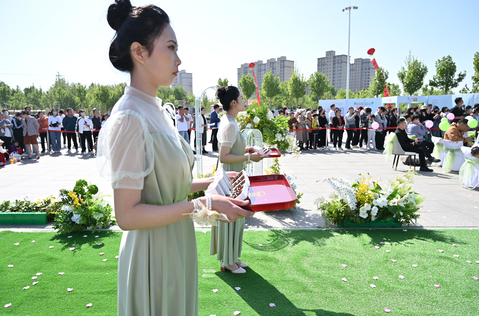 河北盐山：集体婚礼引领文明新风尚_fororder_WeChat 圖片_20240502155353