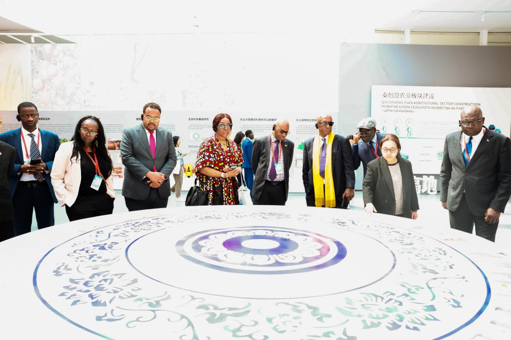 Diplomats from More Than 10 Countries Visit Yangling on 5th Anniversary of SCO Agricultural Base Initiative_fororder_图片7