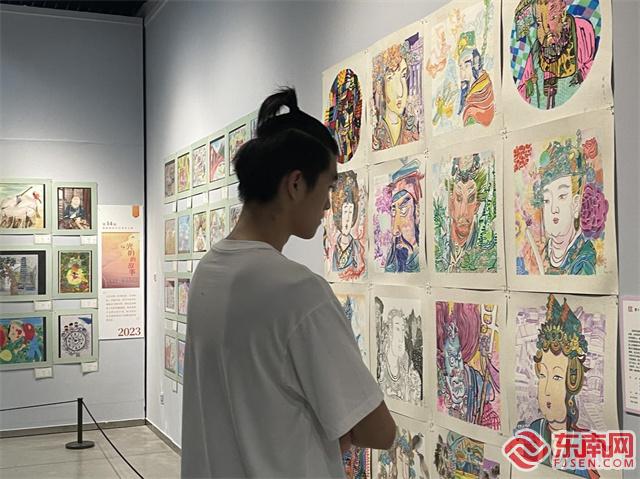我们“一起”绘童心——第十五届海峡两岸少儿美术大展首展开展