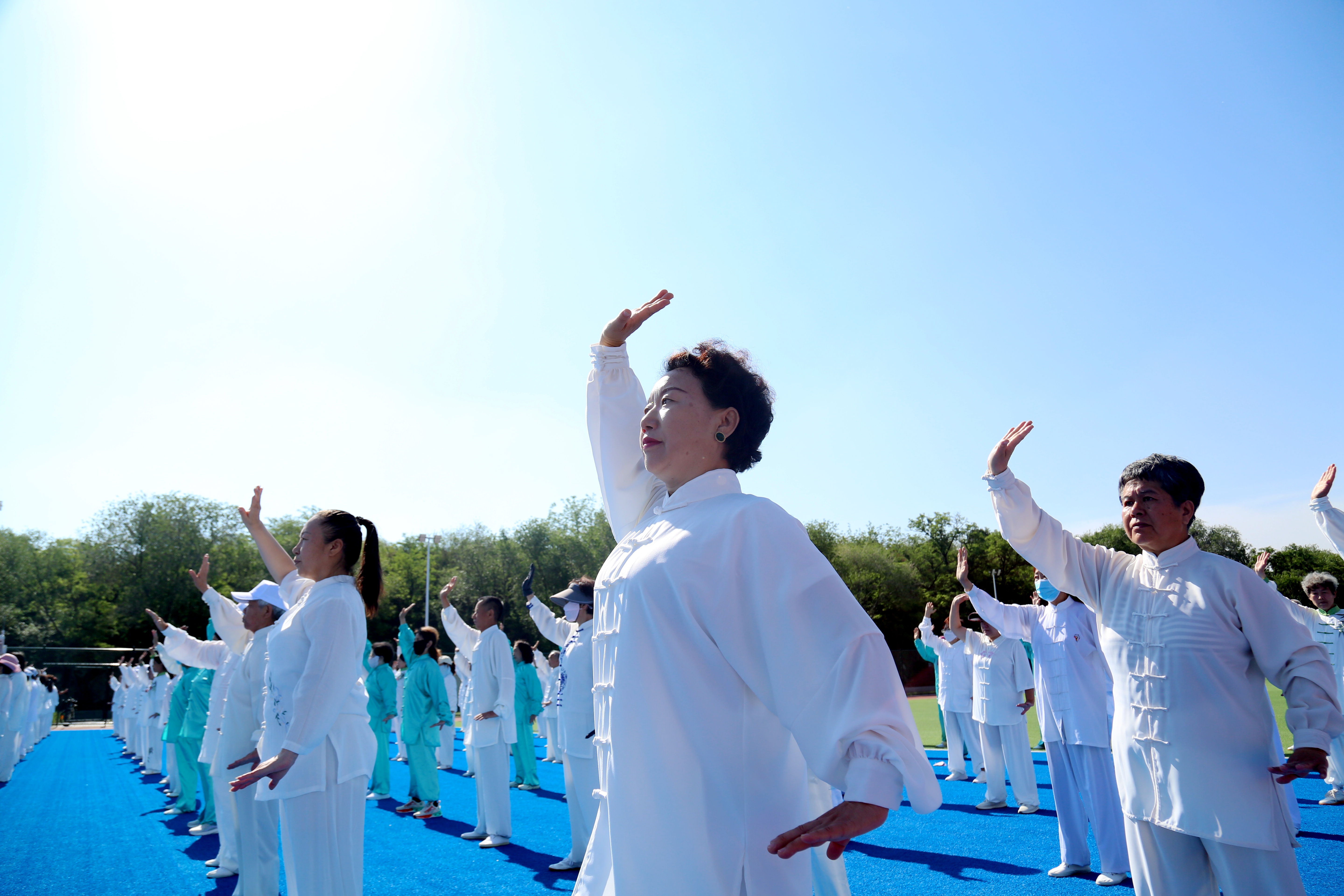 唐山市路北区举办健身气功展演比赛_fororder_图为活动现场。通讯员马雅雄 摄 (4).JPG
