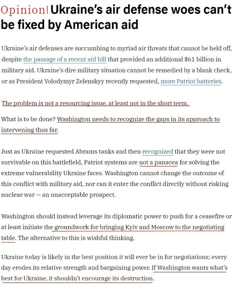 “美国不应该将乌克兰推向毁灭”