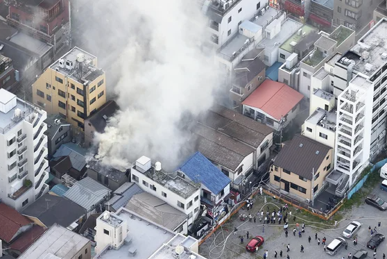 日本横滨市中华街附近火灾已被扑灭 无人员伤亡报告