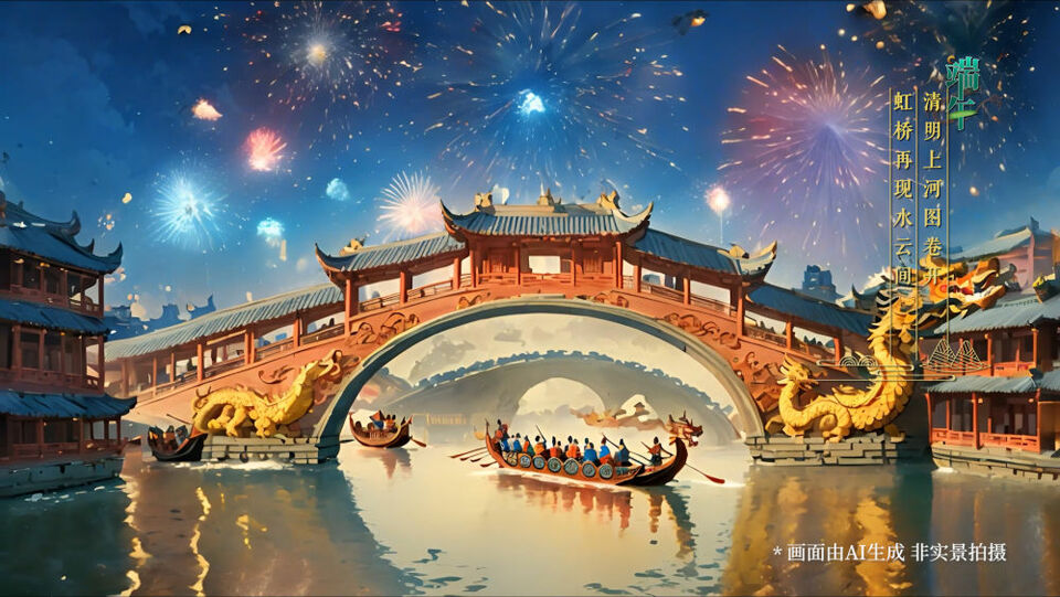 端午AI游 | 龙舟已过万重山
