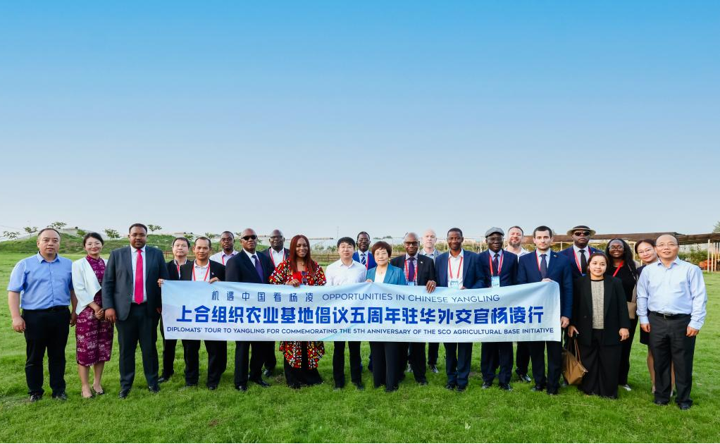 Diplomats from More Than 10 Countries Visit Yangling on 5th Anniversary of SCO Agricultural Base Initiative_fororder_图片4